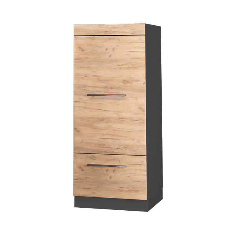 Vicco - Mikrowellenschrank Fame-line, Goldkraft Eiche, 60 Cm