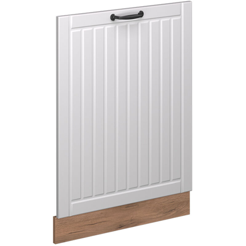 Façade de lave-vaisselle Fame-Line, Blanc campagne, 60cm sans PT, Vicco