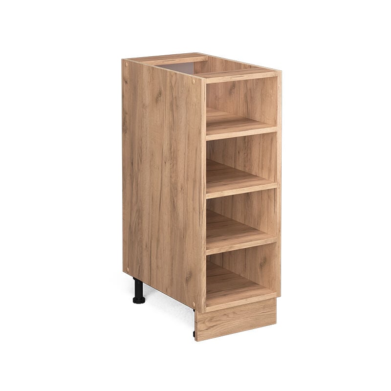 Etagère de cuisine Fame-Line, Chêne de force doré, 30 cm sans plan de travail Vicco