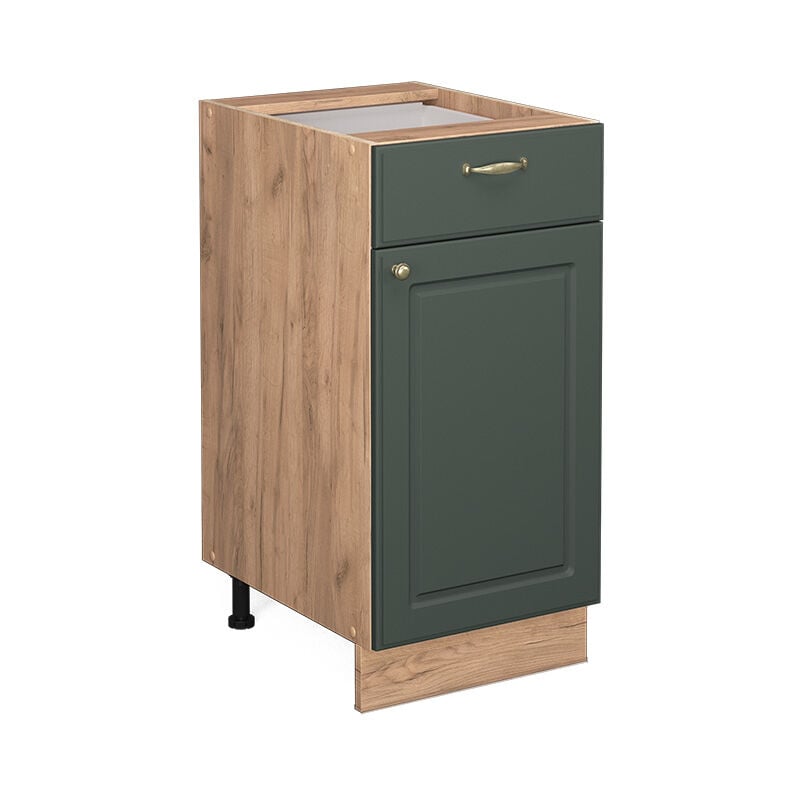 Meuble cuisine Fame-Line, Vert Or Campagne, 40 cm sans plan de travail Vicco