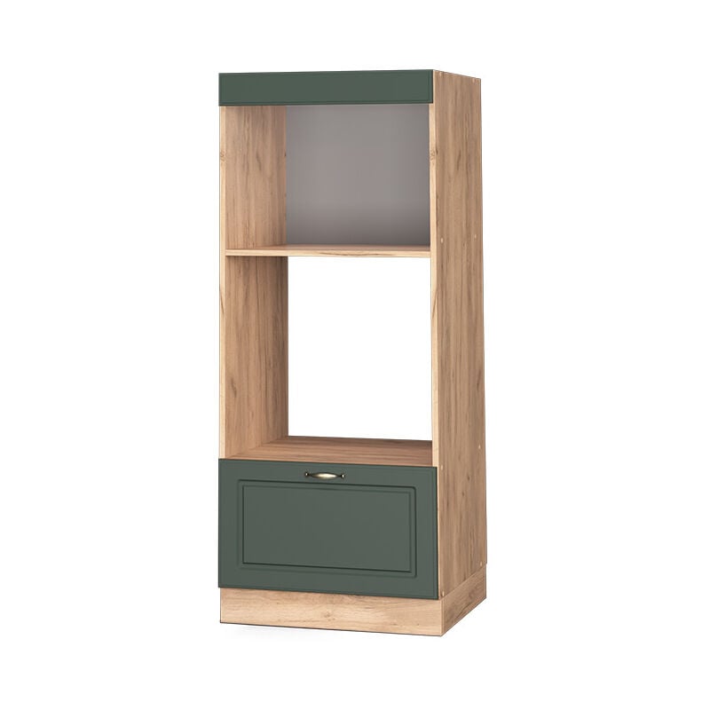Armoire micro-ondes Fame-Line, Vert Or Campagne, 60 cm ouvert Vicco