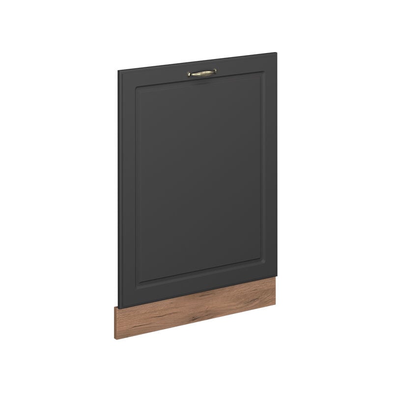 Façade de lave-vaisselle Fame-Line, Anthrazit-Gold Landhaus, 60cm sans PT, Vicco