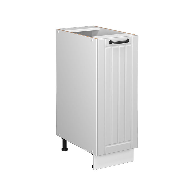 Vicco - Küchenschränke Fame-line, Weiß Landhaus, 30 Cm Ohne Arbeitsplatte