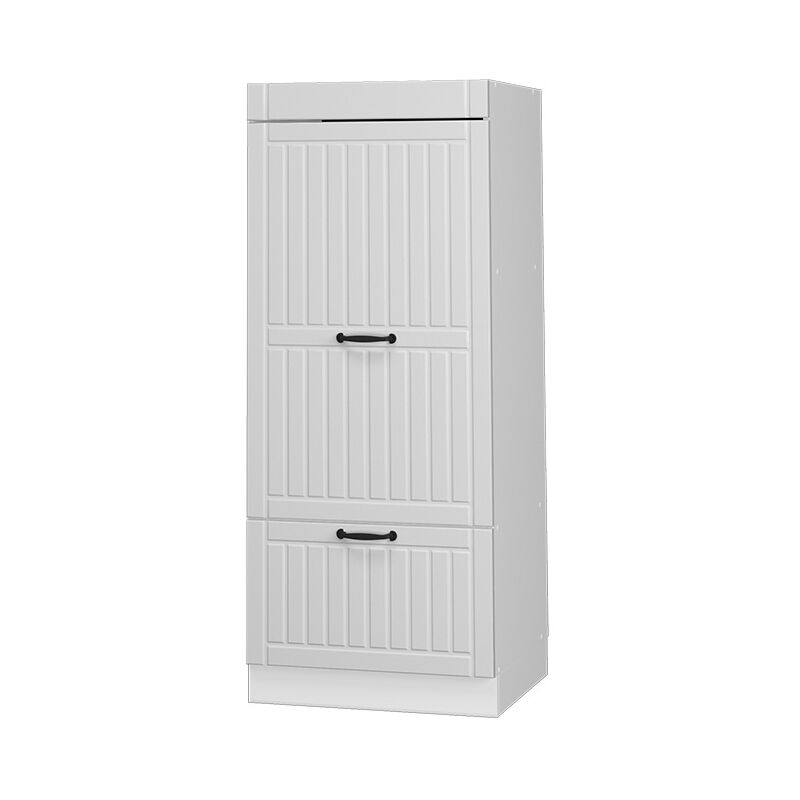 Vicco - Mikrowellenschrank Fame-line, Weiß Landhaus, 60 Cm
