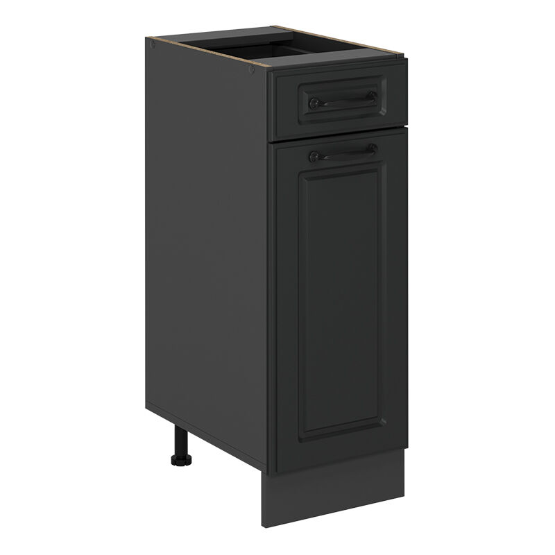 Vicco - Küchenunterschrank R-line, Anthrazit Landhaus, 30 Cm Ohne Arbeitsplatte
