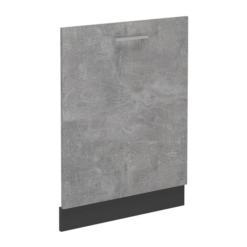 Geschirrspülblende R-line, Beton, 60 Cm Ohne Arbeitsplatte Vicco