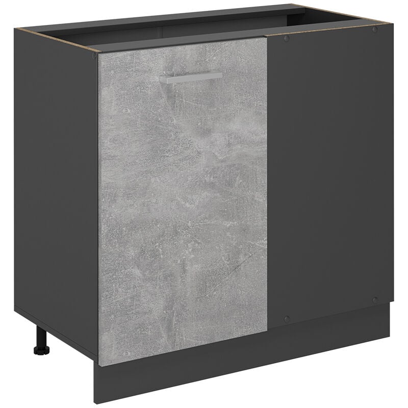 Meuble d'angle R-Line, Béton, 86cm sans pt Vicco