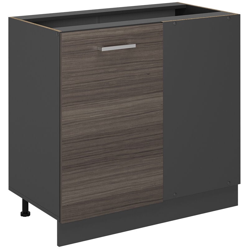Meuble d'angle R-Line, Gris noble, 86cm sans pt Vicco