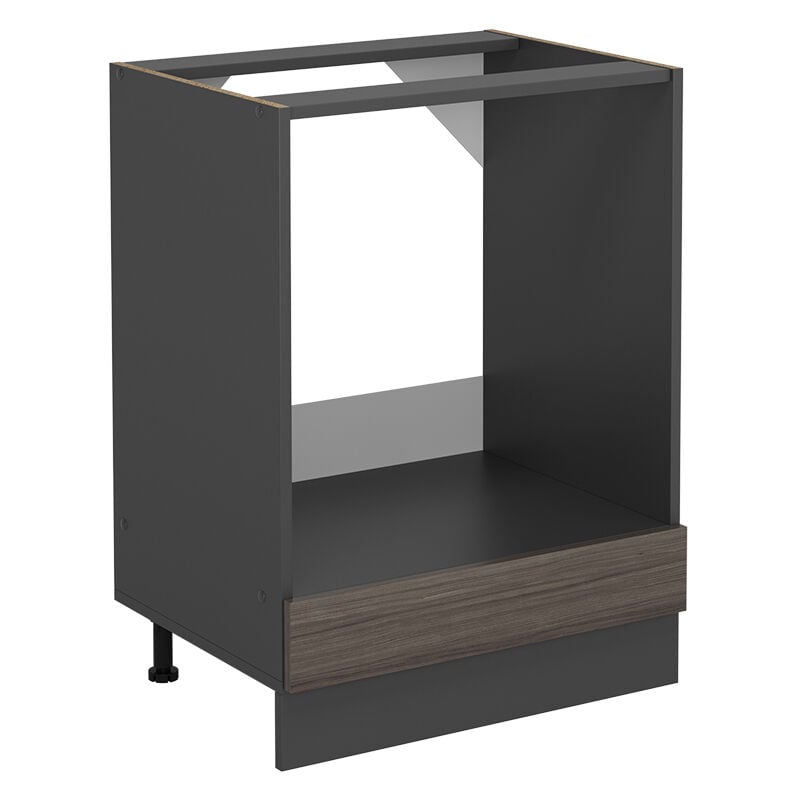 Vicco - Meuble pour four R-Line, Gris noble, 60cm sans pt