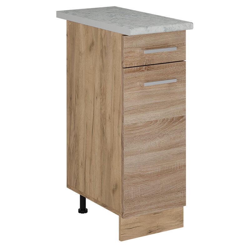 Meuble cuisine R-Line, Sonoma, 30cm pt Marbre Vicco