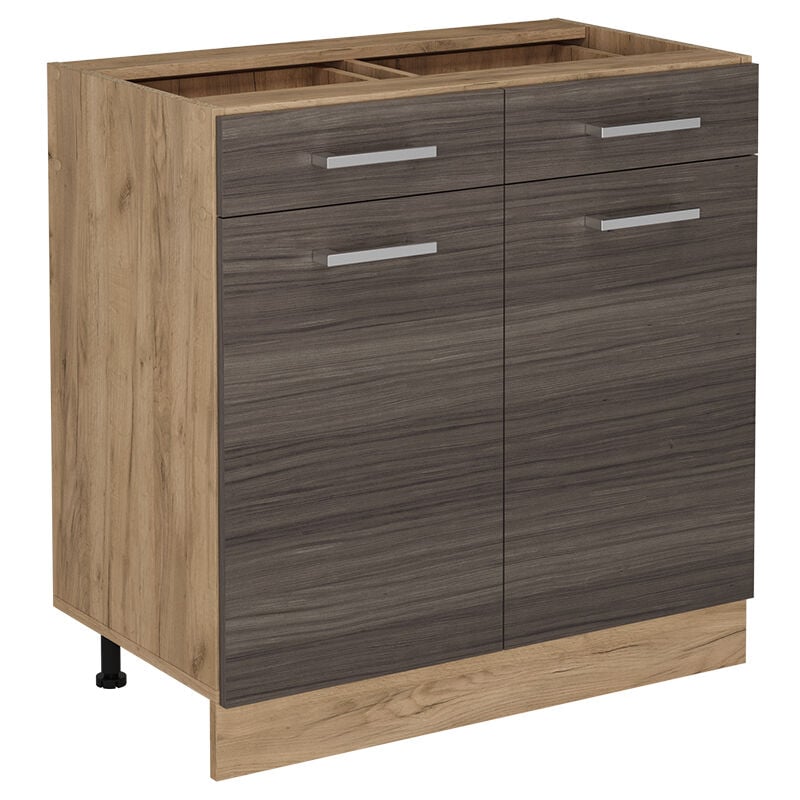 Meuble cuisine R-Line, Gris noble, 80cm sans pt Vicco