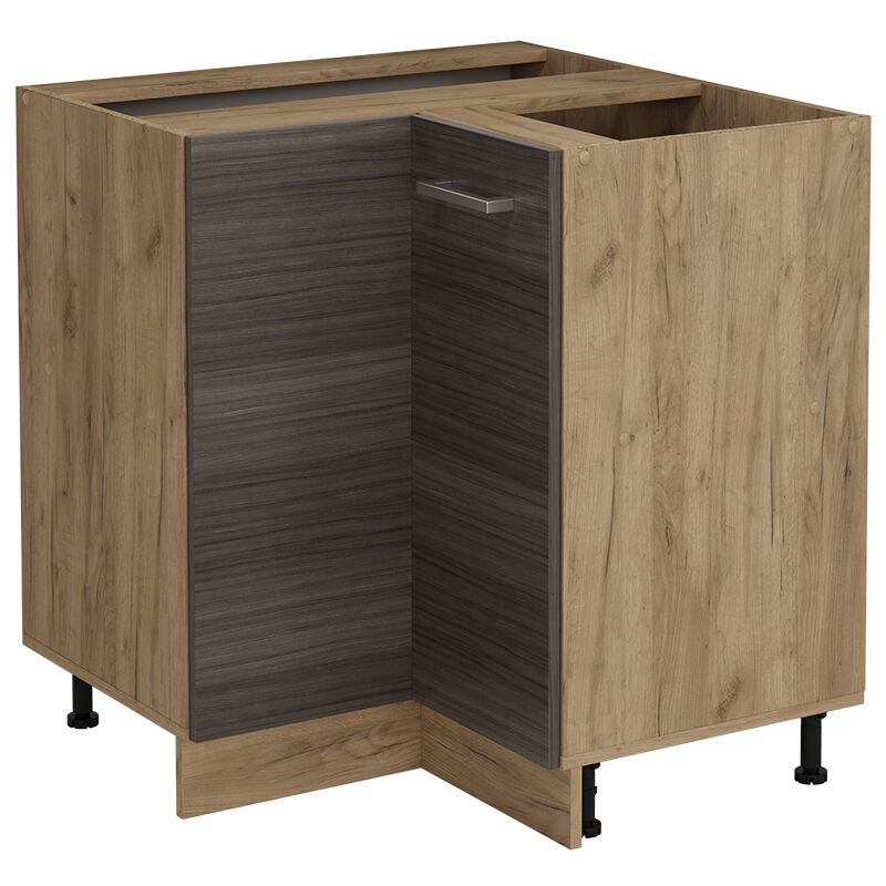 Vicco - Meuble d'angle R-Line, Gris noble, 75.6cm sans pt
