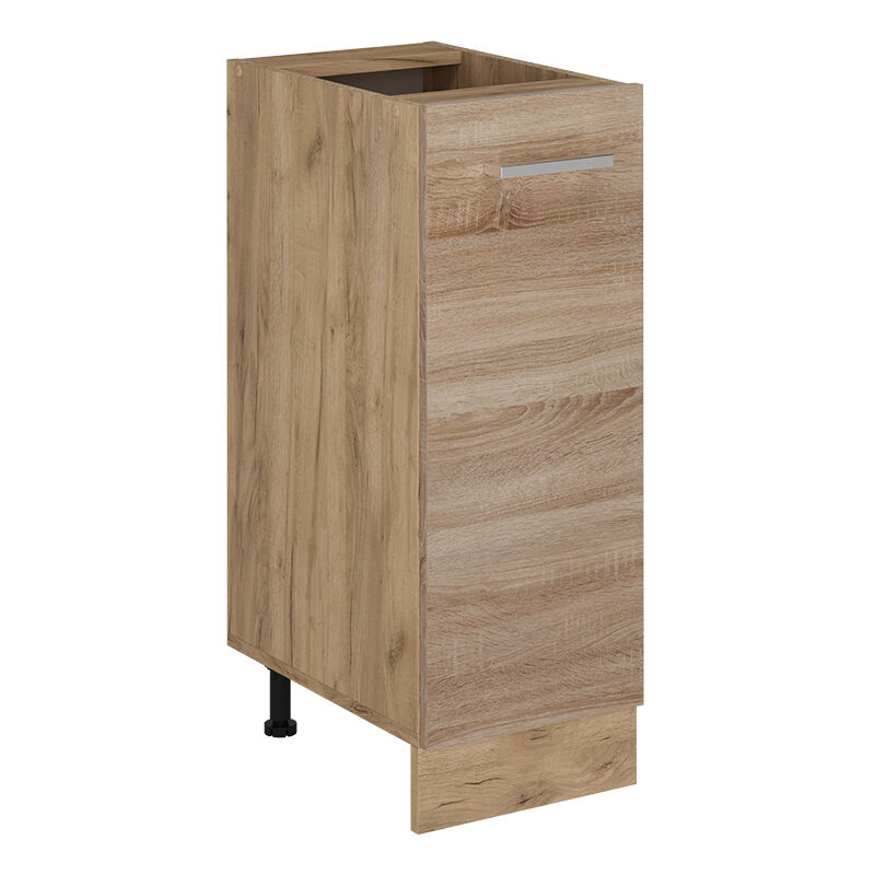 Apothekerschrank R-line, Sonoma, 30 Cm Ohne Arbeitsplatte Vicco