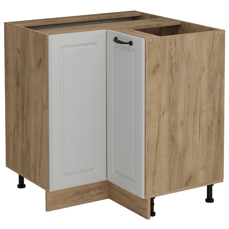Vicco - Meuble d'angle R-Line, Blanc campagne, 75.6cm sans pt
