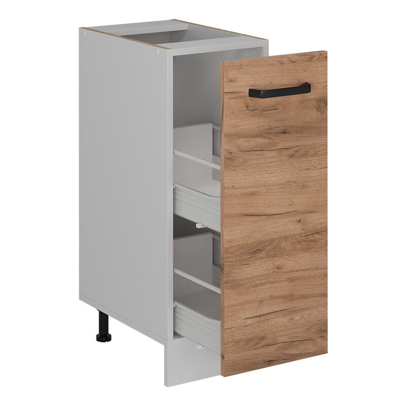 Vicco - Meuble de cuisine R-Line, Chêne de force doré, 30cm sans pt