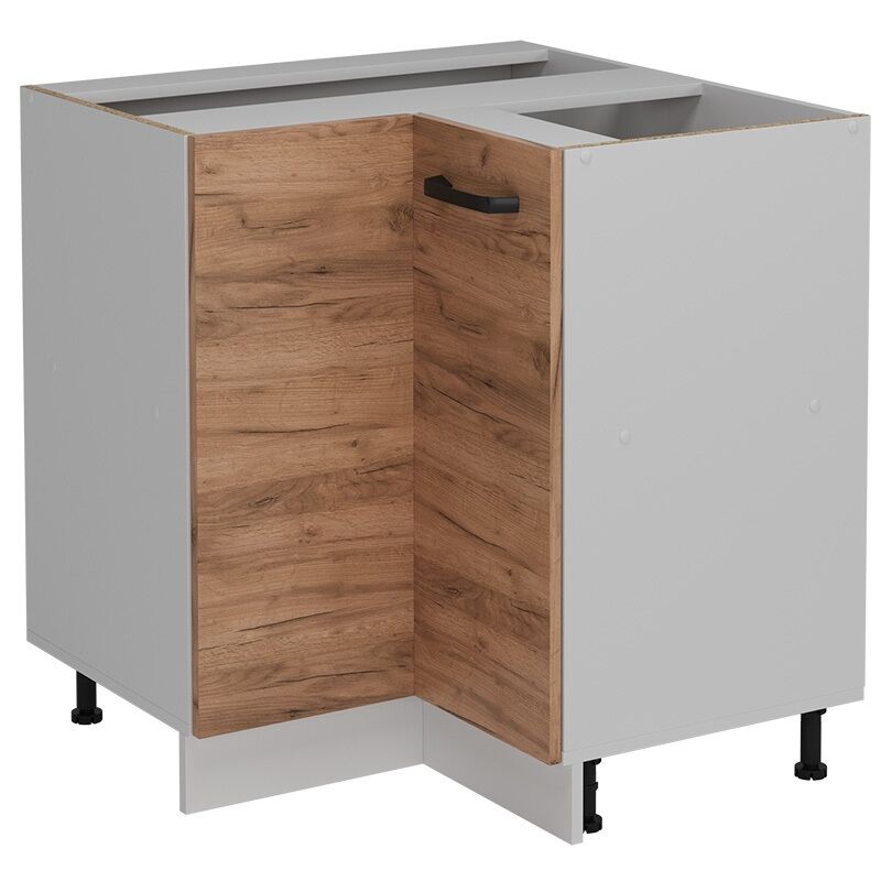 Vicco - Meuble d'angle R-Line, Chêne de force doré, 75.6cm sans pt