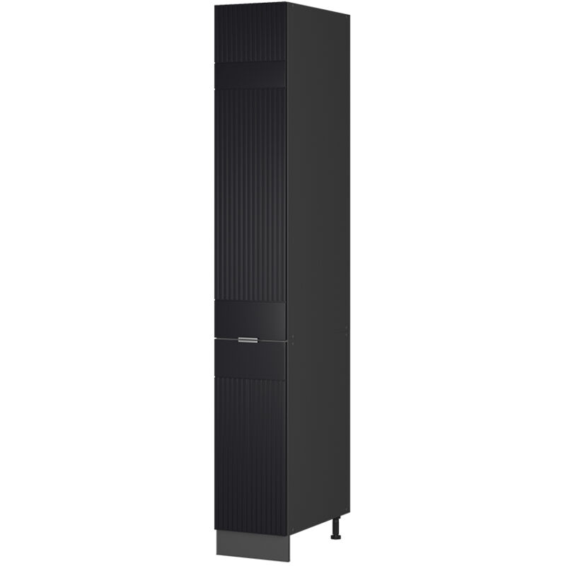 Vicco - Apothekerschrank Fame-line, Schwarz Gestreift, 30 Cm
