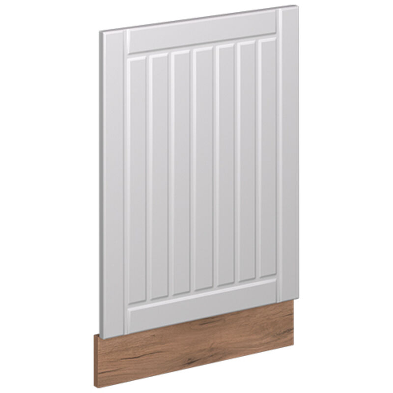 Frontblende Fame-line, Weiß Landhaus, 45 Cm Ohne Arbeitsplatte, Vicco