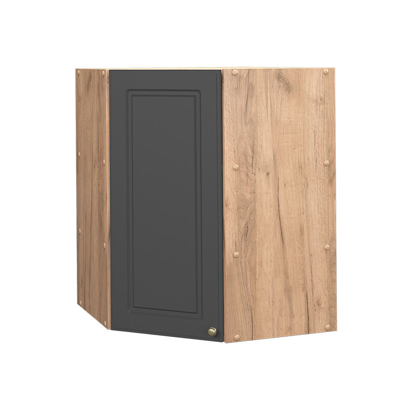 Vicco - Eckhängeschrank Fame-line, Anthrazit-gold, 57 Cm
