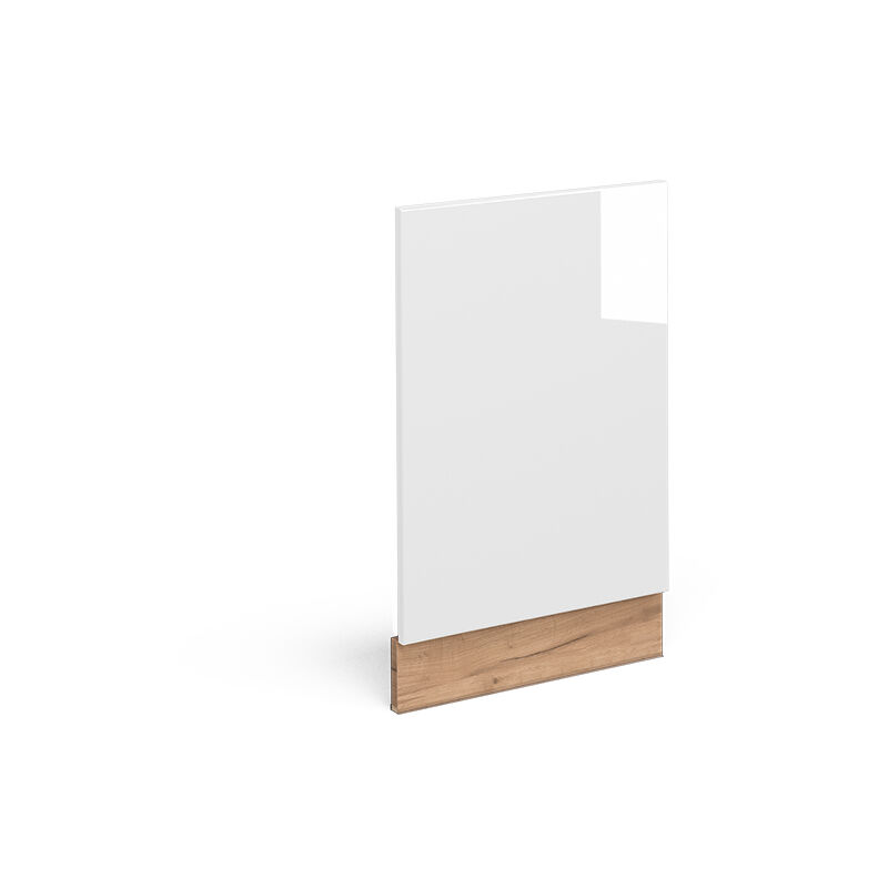 Frontblende Fame-line, Weiß Hochglanz, 45 Cm Ohne Arbeitsplatte, Vicco