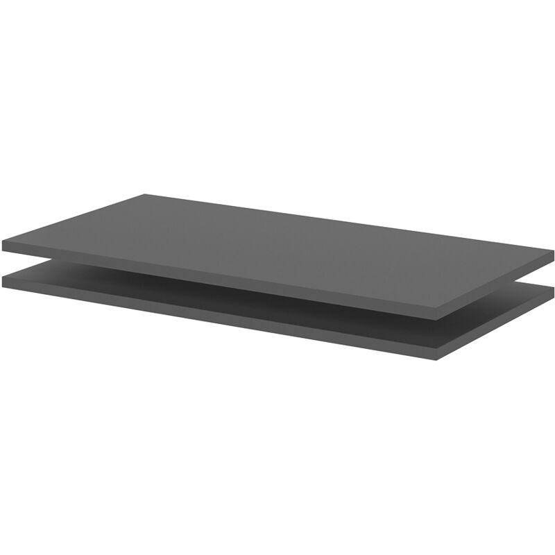 Einlegeboden Claus, Anthrazit, 2er Set, Vicco