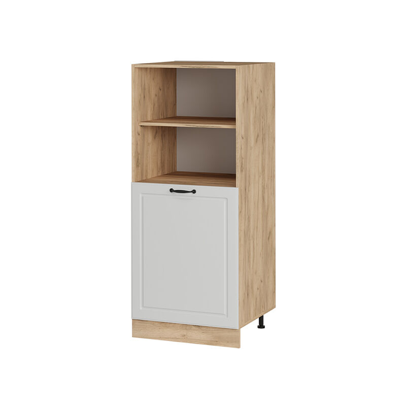 Herdumbauschrank R-line, Weiß Landhaus, 60 Cm, Vicco