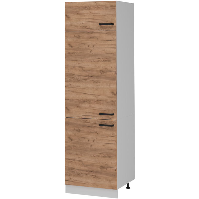 Vicco - Kühlumbauschrank R-line, Goldkraft Eiche, 60 Cm