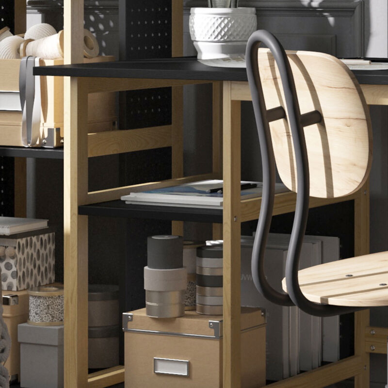 Schreibtisch Elvia, Schwarz, 120 X 60 Cm Vicco