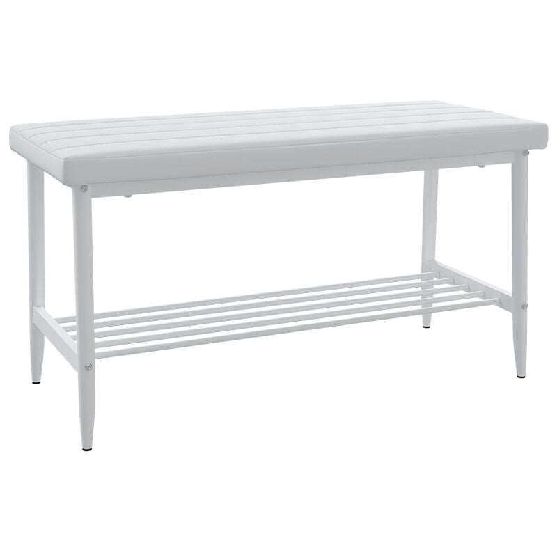 banquette Grand, Blanc, 85x35cm, Vicco