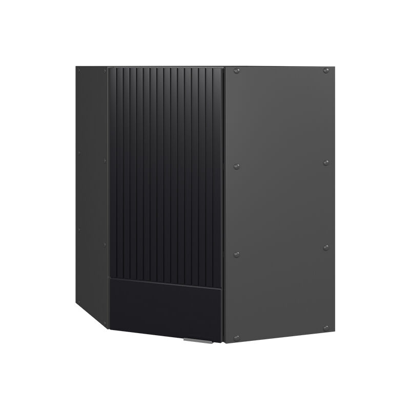 Vicco - Elément haut de cuisine Fame-Line, Noir rayé, 57 cm