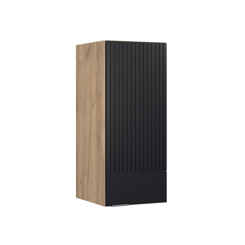 Vicco - Elément haut de cuisine Fame-Line, Noir rayé, 30 cm