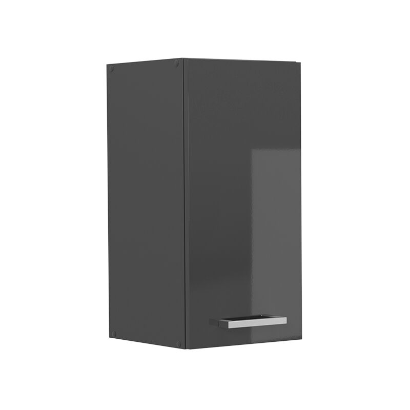 Vicco - Hängeschrank R-line, Anthrazit Hochglanz, 30 Cm