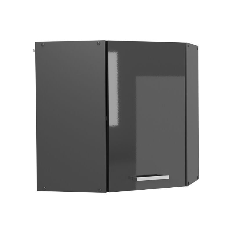 Elément haut de cuisine R-Line, Anthracite Haute brillance, 57cm Vicco