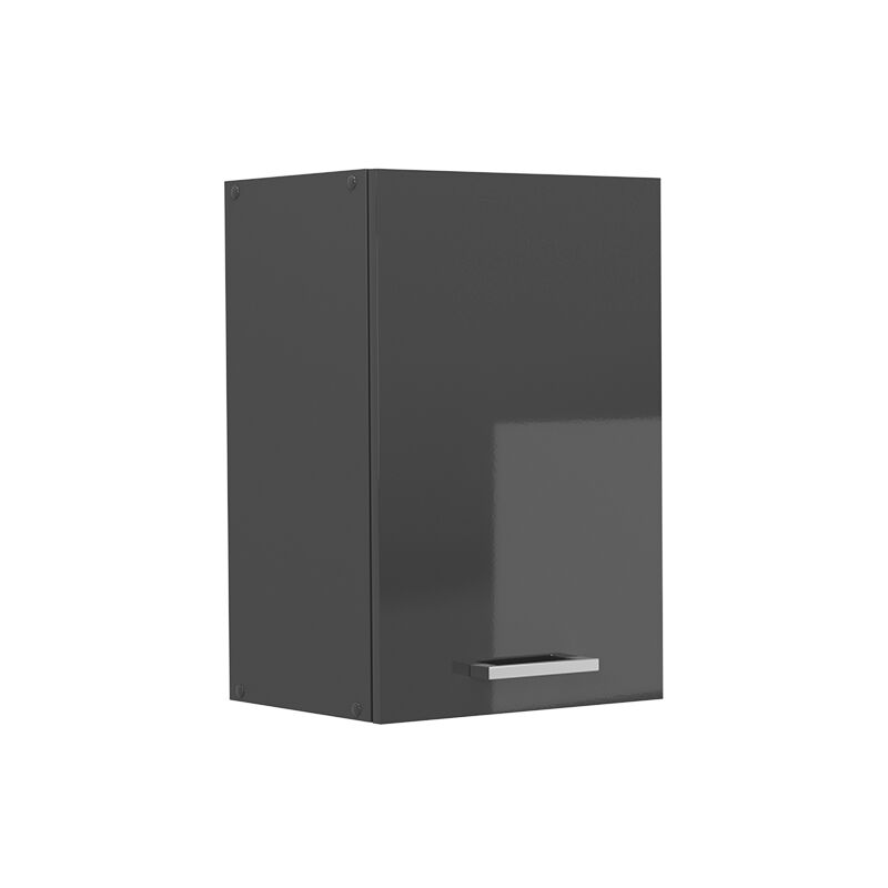 Vicco - Elément haut de cuisine R-Line, Anthracite Haute brillance, 40cm