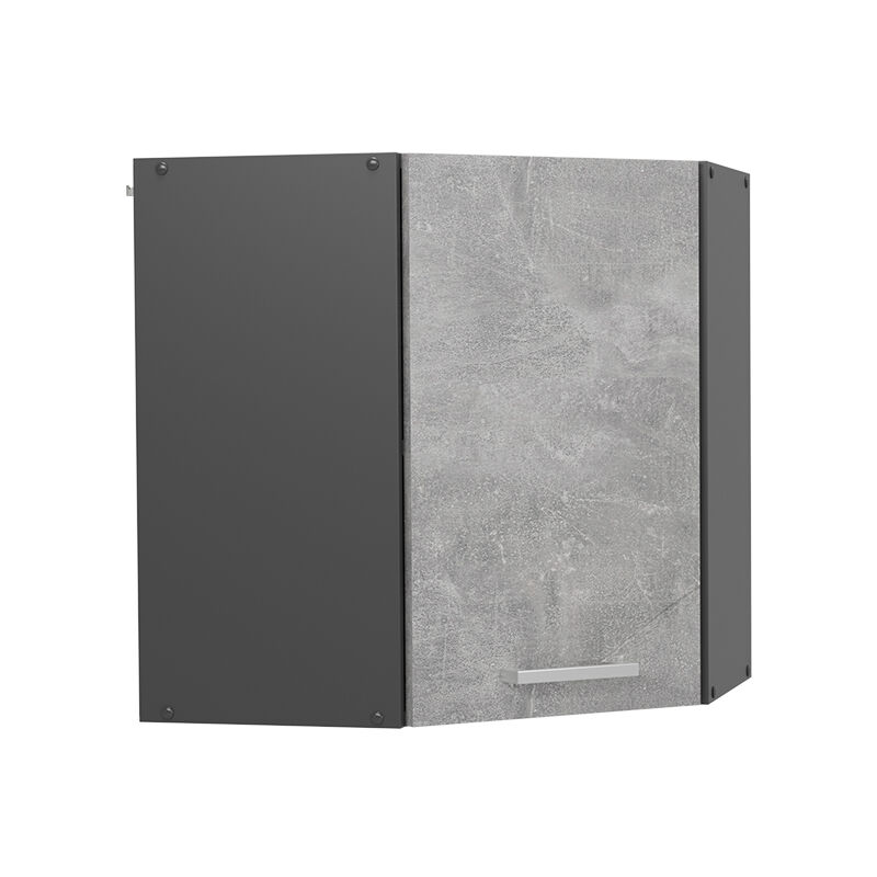 Eckhängeschrank R-line, Beton, 57 Cm Vicco
