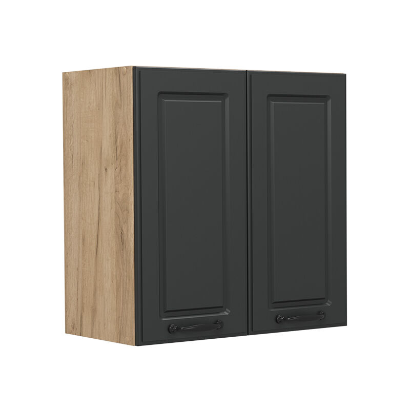Hängeschrank R-line, Anthrazit Landhaus, 60 Cm, Vicco