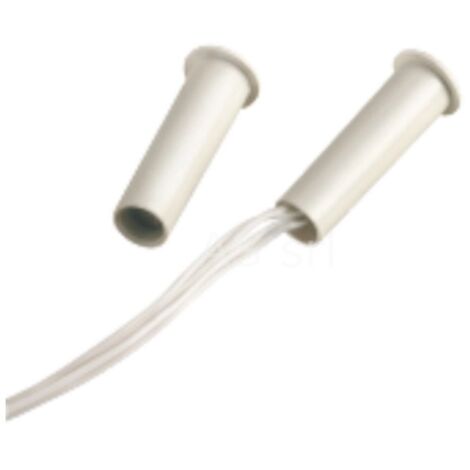 MMI17 - Contact encastré ABS blanc. Distance de fonctionnement max. 20 mm. Paquet de 10 pièces.