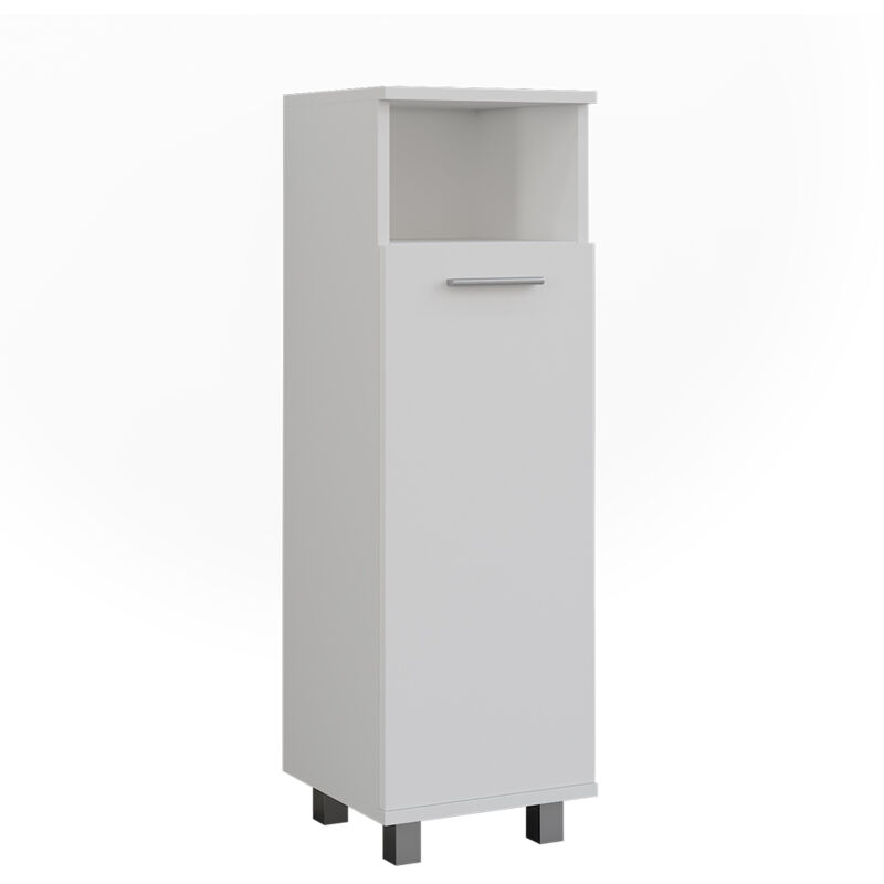 Midischrank Ilias, Weiß, 30.2 X 95 Cm Mit Tür, Vicco
