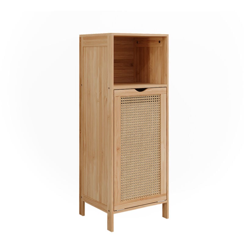 Armoire de salle de bain Liora, Bambou, 36x98cm, Vicco