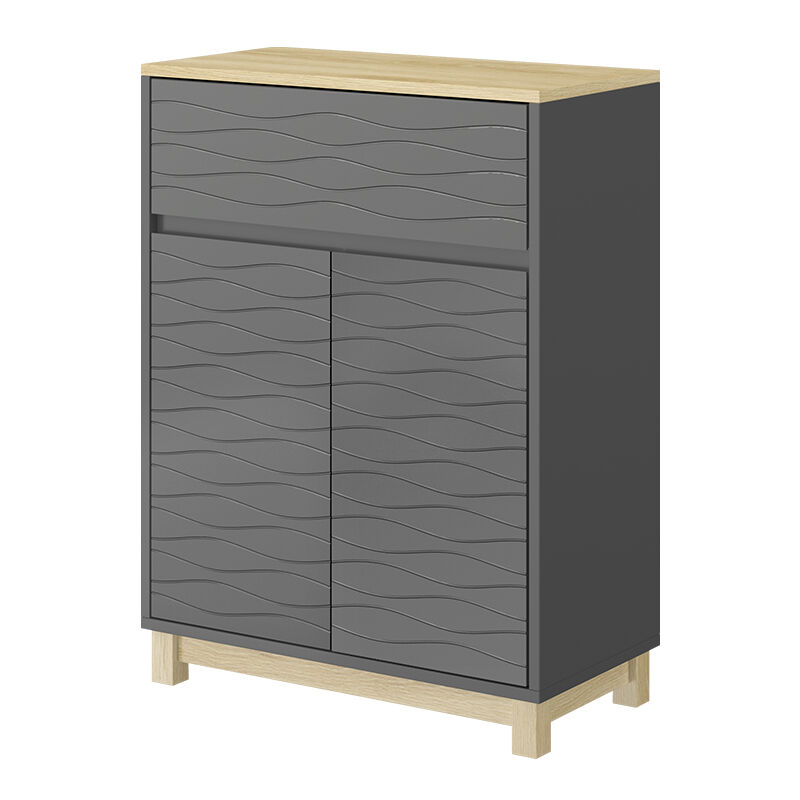 Vicco - Midischrank Livia, Anthrazit, 60 X 80 Cm Mit Schublade