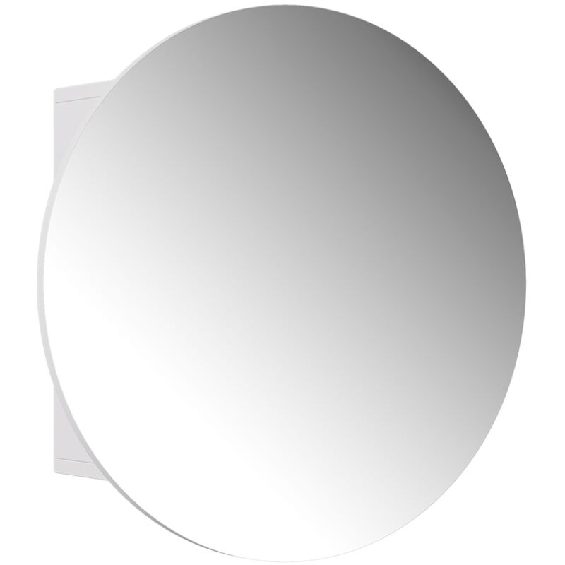 Armoire de toilette Loki, Blanc, 60x60cm avec 2 compartiments, Vicco