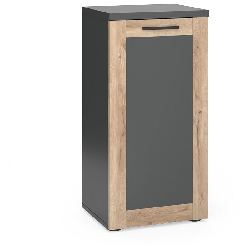 Vicco - Armoire midisch Niko, Anthracite/Viking Oak, 40x81.6cm