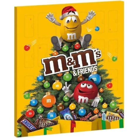 MEDIAWAVE STORE M&M's & Friends Calendario Dell'Avvento Natalizio Assortimento Misto 361g