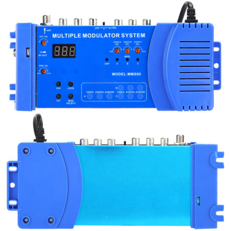 MMS80 Système de Modulation Multiple en Alliage d'Aluminium pour Maison, Prise EU UHF 100-240V
