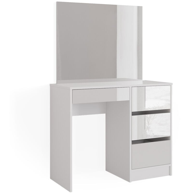 Coiffeuse Sherry, Blanc, 90 cm Vicco