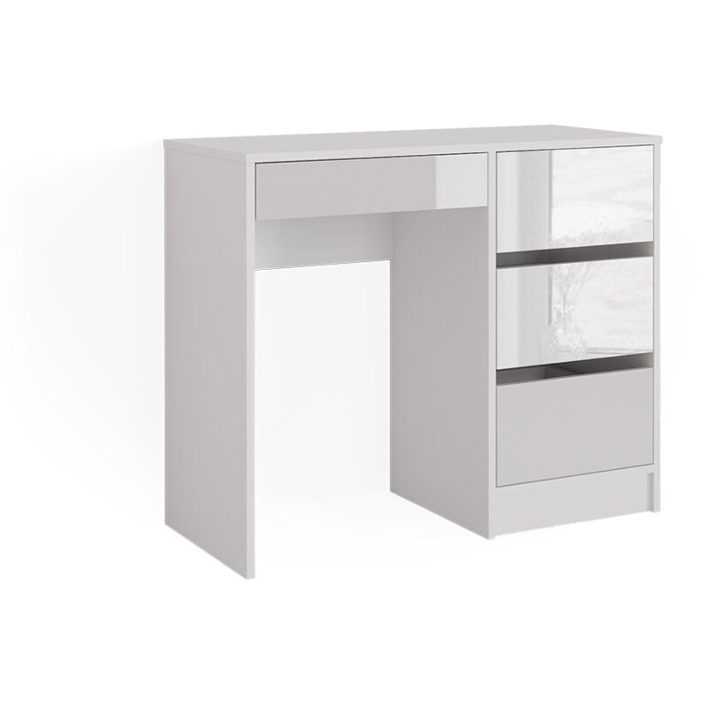 Coiffeuse Sherry, Blanc, 90 cm sans miroir Vicco