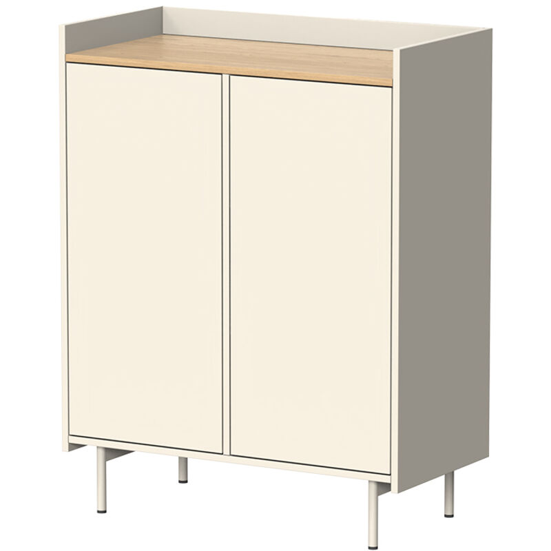 Kommode Velina, Creme, 80 X 103 Cm Mit 6 Fächern, Vicco