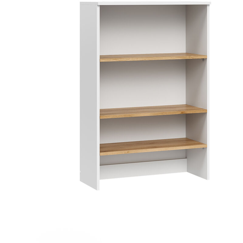 Badschrank Viktor, Weiß/artisan, 68 X 100.4 Cm Mit Offenen Regalen, Vicco