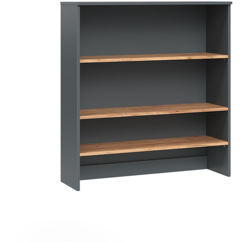 Vicco - Badschrank Viktor, Anthrazit/goldkraft Eiche, 93.6 X 100.4 Cm Mit Offenen Regalen