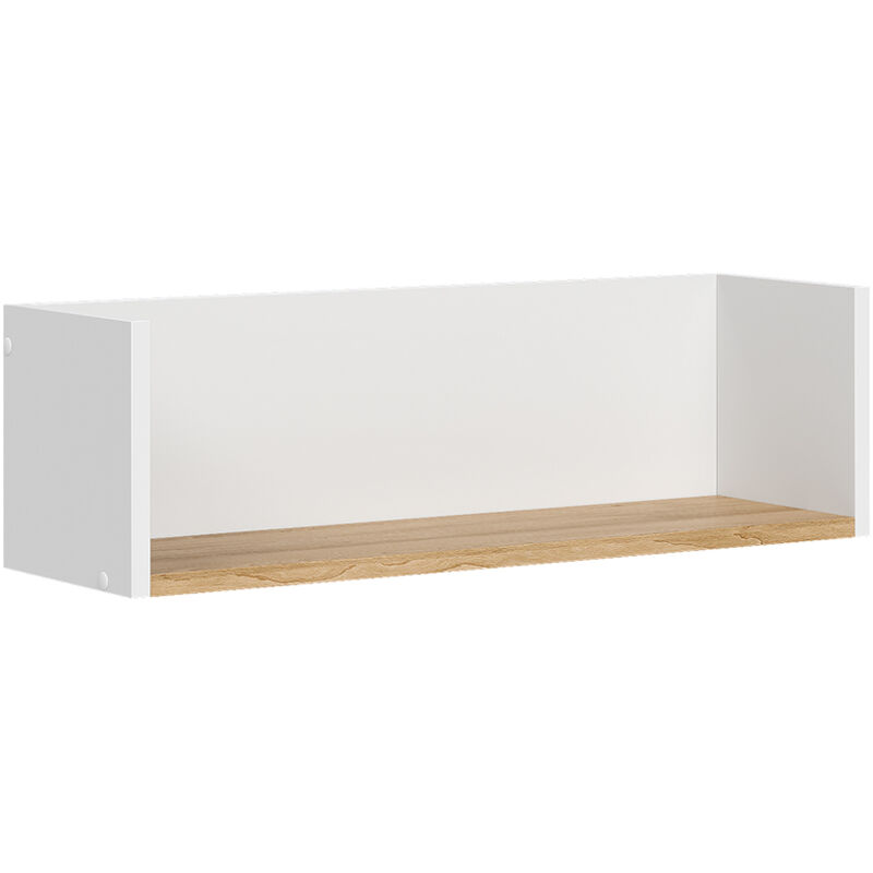 Etagère Viktor, Blanc/Artisan, 67.8x20cm, Vicco